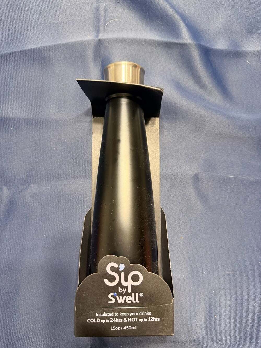 Sip By S'well Water Bottle 15oz Black Licorice